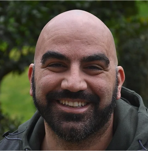 Primo piano di Luca Usai realizzazione siti web Sassari